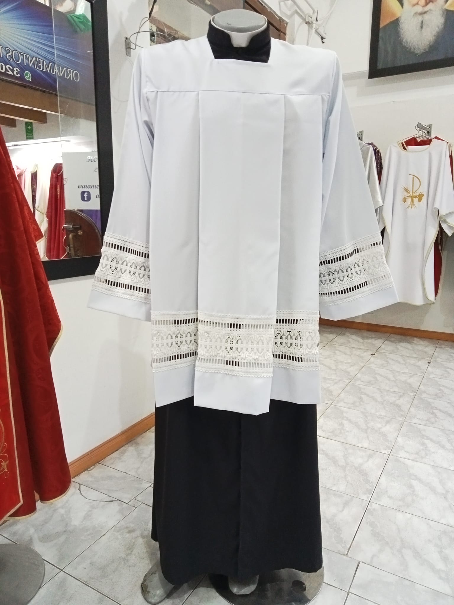 Roquete Con Encaje Doble